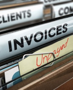 Unpaid invoice